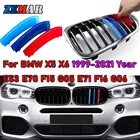M Спортивная Автомобильная передняя решетка радиатора для BMW X6 E71 E72 F16 G06 X5 E70 E53 F15 G05 аксессуары 2021 2020 2019 2016