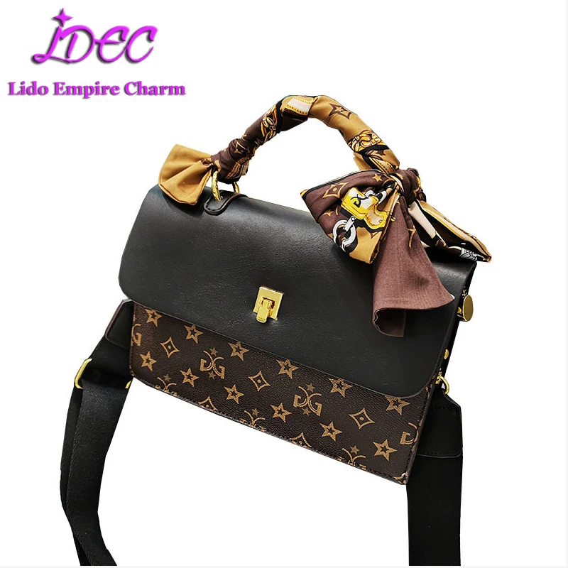 

Embossed tote bag women's large capacity one-shoulder cross-slung hand cosmetic tote bag
