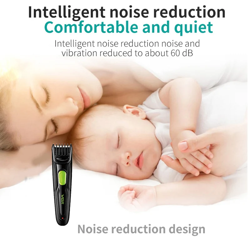 VGR портативная электрическая машинка для стрижки волос перезаряжаемый