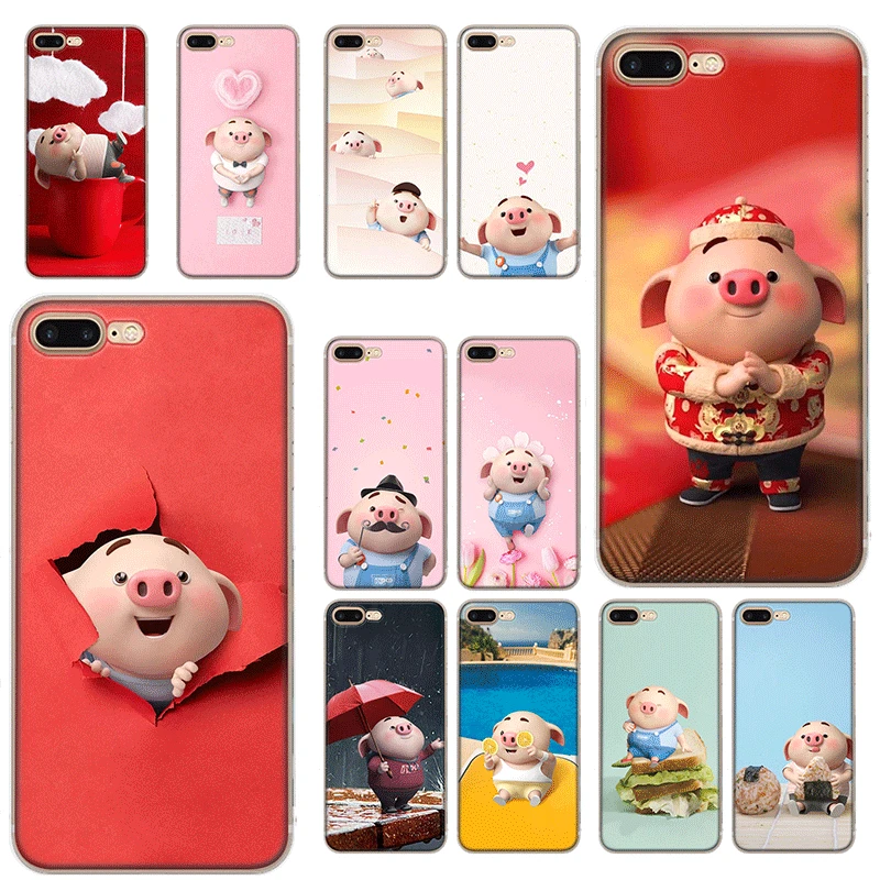 Чехол для мобильного телефона TPU iPhone 11 Pro XR X XS Max 7 8 6 6S Plus 5 5s SE чехол Uyellow Pig