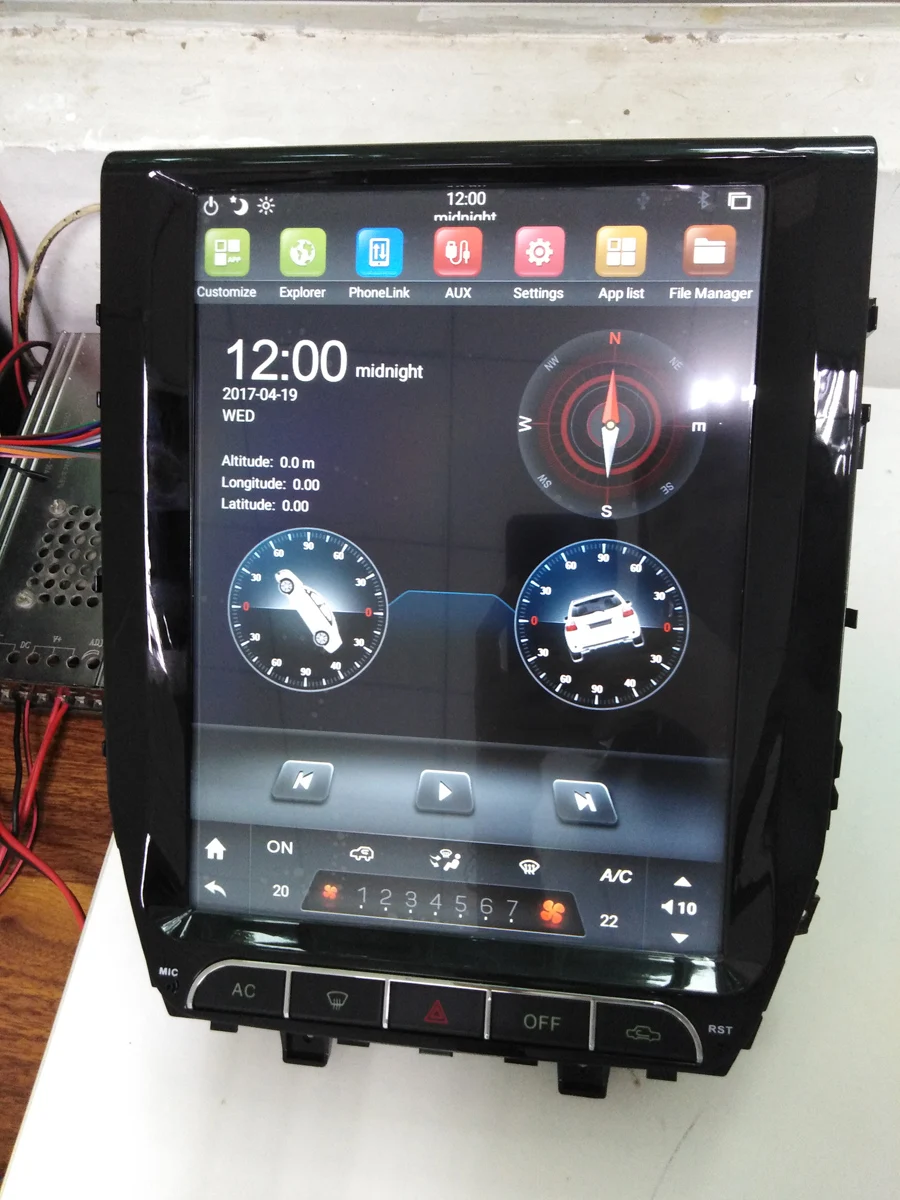 Умный экран Tesla навигация для Toyota Land Cruiser 2016 17 Android 8 1 автомобильный Радио gps Rockchip PX3