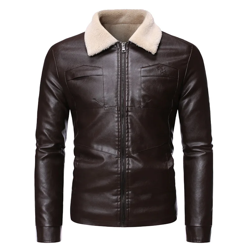 

The New Autumn and Winter Men's Wear Youth Vitality Wind Winter Jacket Men's Wear Wool and Wool Lapel Coat Men's Fashion Brand