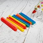 Цветные клеевые стержни REXANT с высокой прочностью скрепления для пистолета диаметром 7 мм, 12 шт