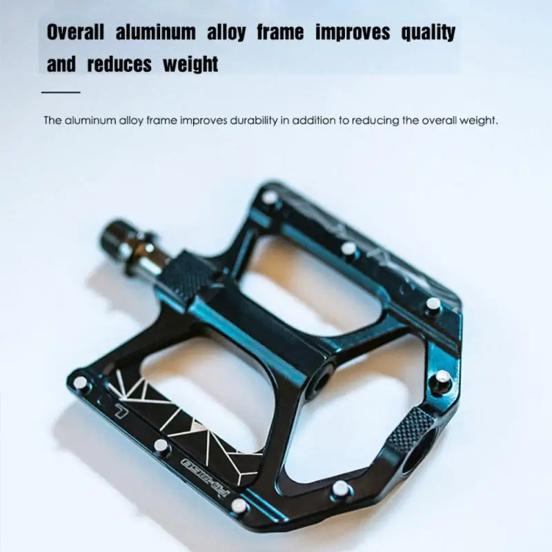 

Mtb Pedals Bicycle Pedals For Cycling Ultralight Non-Slip Alloy Bicycle Flat Platform Pedals LED Warning Light Bicycle Parts