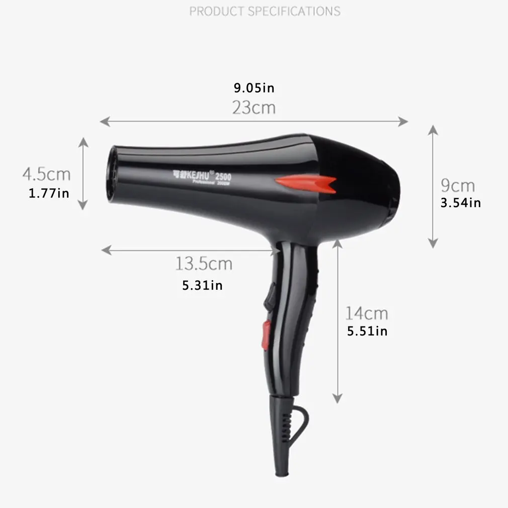 

Five-Speed Professional High-Power Hair Dryer Hot And Cold Air Blower Family Dedicated Electric Nozzle Hair Dryer