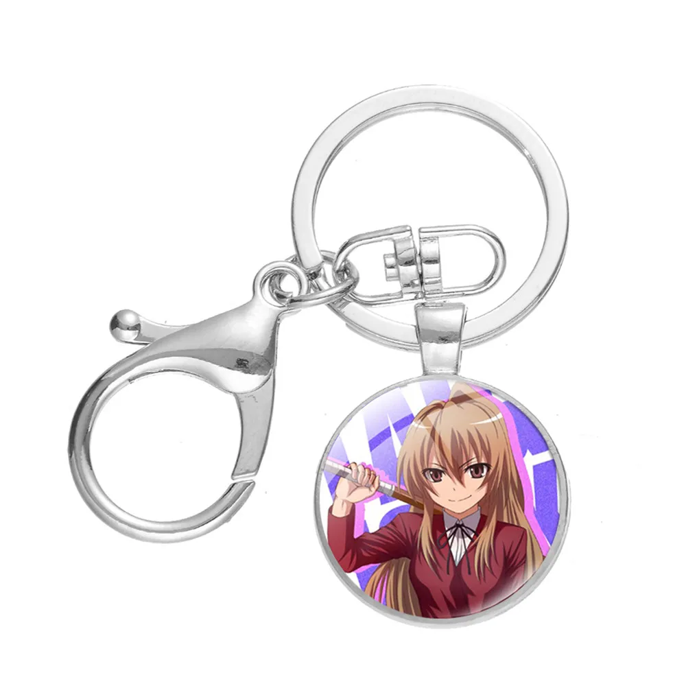 Модный брелок для ключей с героями аниме драконом X тигром женщин и девушек Toradora