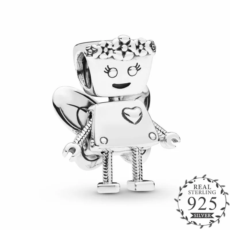 Мода, весенний Цветочный браслет Bella Bot, очаровательный браслет Pandora, серебряный браслет, 925, ограниченная серия, Мультяшные бусины