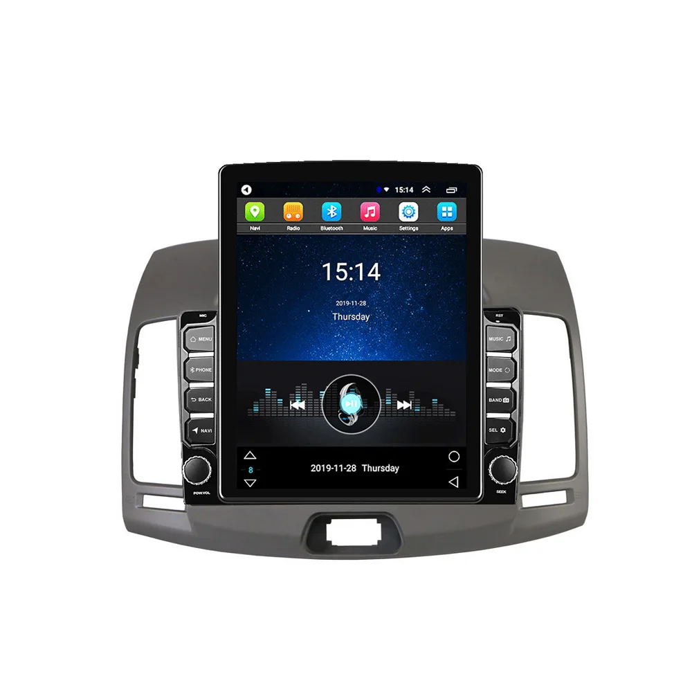 Автомагнитола для Hyundai Elantra мультимедийный видеоплеер на Android 2006 2 din Wi Fi GPS