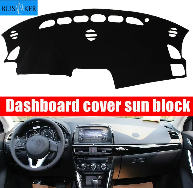 

For Mazda CX-5 CX5 2012 2013 2014 2015 2016 Dashboard Cover Mat Pad Dashmat Sun Shade Instrument Carpet Car Styling Accessories
