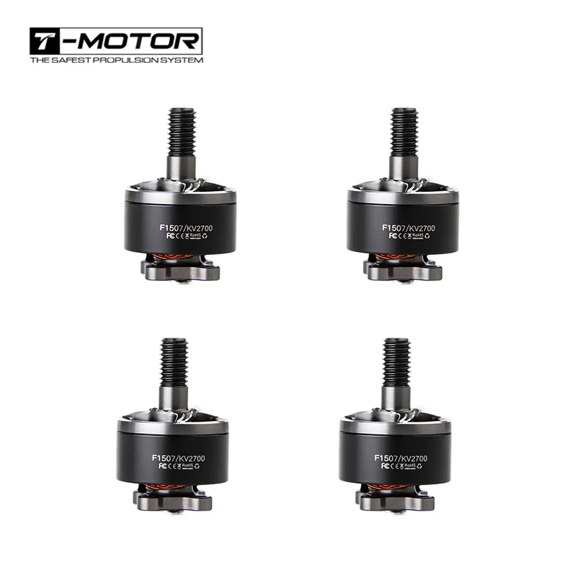 1/2/4PCS T-Motor F1507 2700KV 3-6S / 3800KV 3-4S Brushless Motor for Cinewhoop RC Drone FPV Racing Quadcopter Spare Parts - купить по