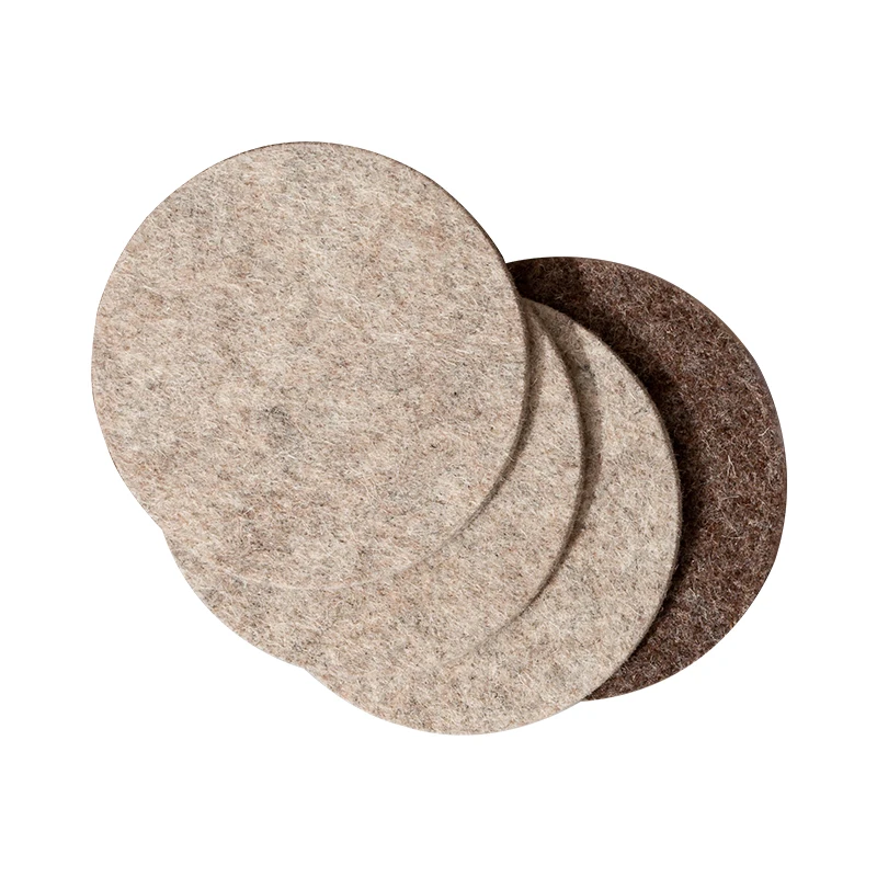4 шт./компл. ватные войлочные горки изоляционные прокладки коврик для чашки воды