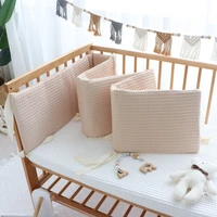baby bed bumper for newborns girls boys room decoration thick soft kids cot protector cushion protective pads around the crib