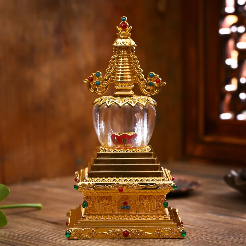 Тибетские поставщики золотого металлического сплава изысканный дизайн лотоса