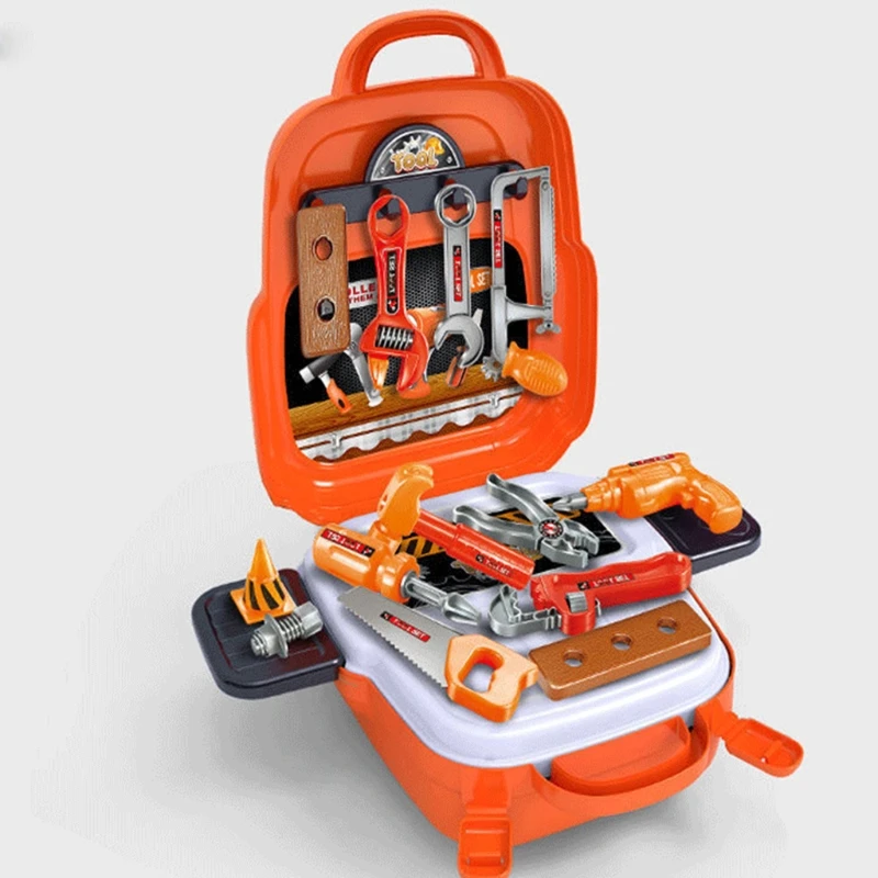 

Pretend Play Construction Toy Tools Toddler Tool Set with Electric Toy Drill Tool Box for Kids for Toddlers Kids Boys