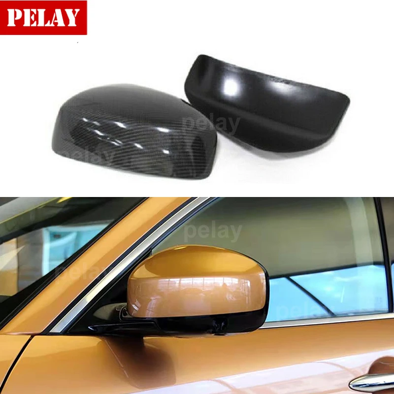 

Carbon Fiber Side Mirror Cover Caps Fit For Infiniti EX FX35 37 JX QX50 60 70 Add on style & Replacement Type