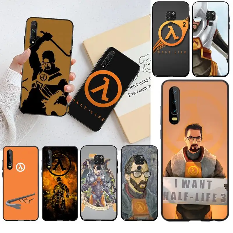

YJZFDYRM Half Life Soft Phone Cover for Huawei P40 P30 P20 lite Pro Mate 30 20 Pro P Smart 2019 prime