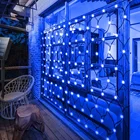 3*2 м 200 светодиодный ная сетчатая гирлянда на солнечной батарее, сказочный светильник для улицы, фонарик, Рождественская гирлянда для украшения свадьбы, праздника
