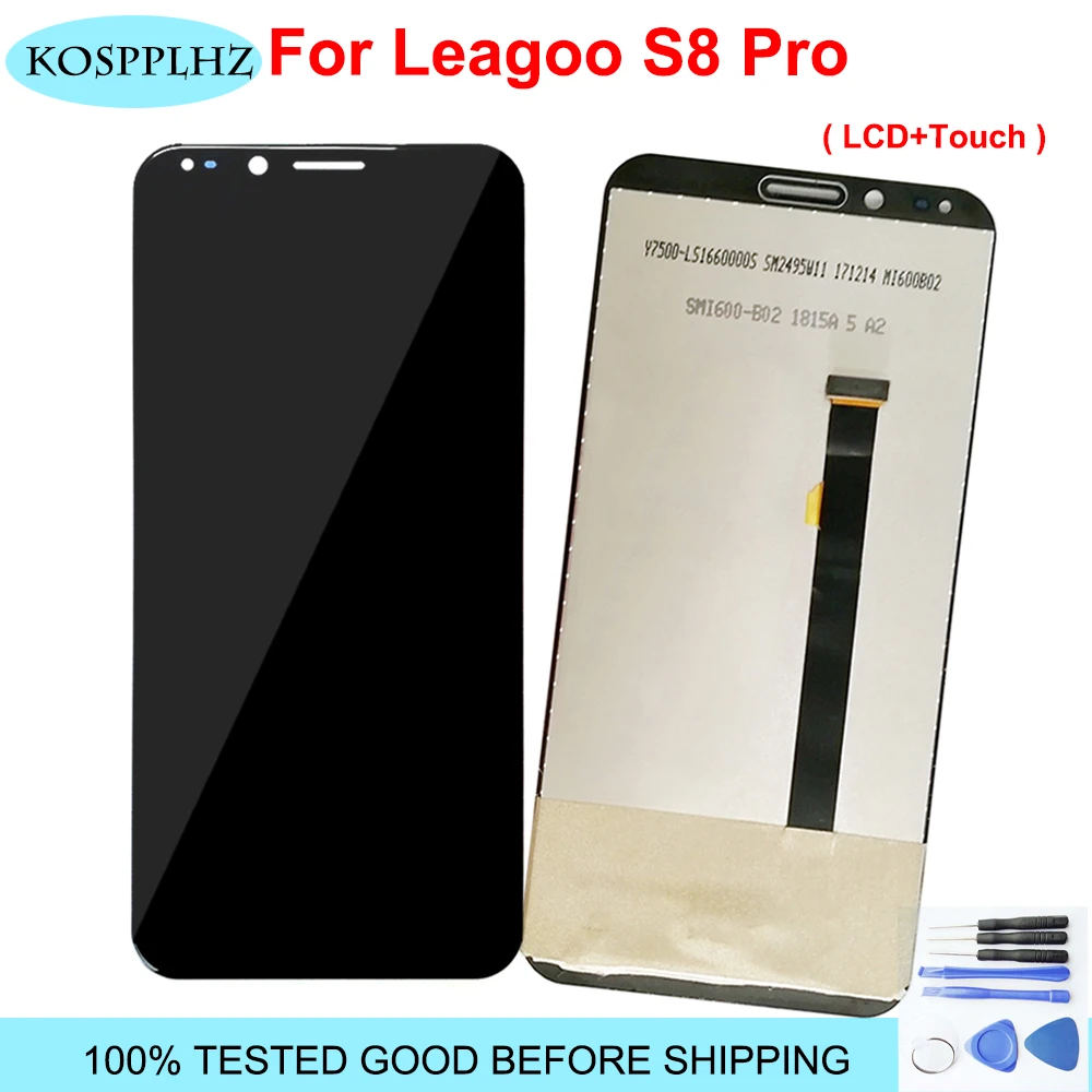 Тестирование для LEAGOO S8 Pro ЖК-дисплей Дисплей+ Сенсорный экран стекло lcd дигитайзера Панель Замена 5,9" LEAGOO S8Pro+ инструмент+ клей