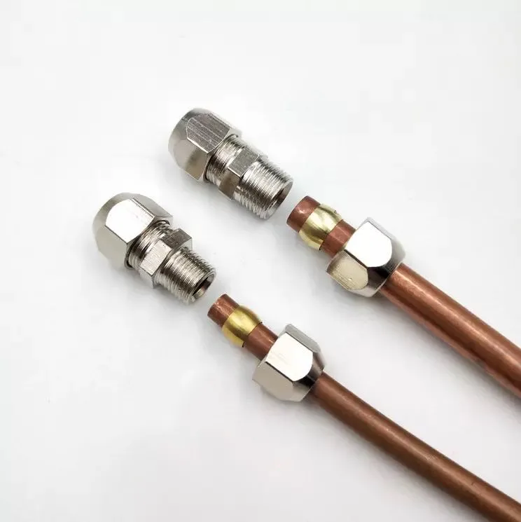 Латунный двойной конусный наконечник 10 шт. трубка с наружным диаметром 4 6 8 мм