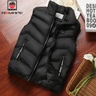 Жилет AEMAPE мужской повседневный, хлопковая утепленная безрукавка, куртка без рукавов, пальто, 8XL, 2021