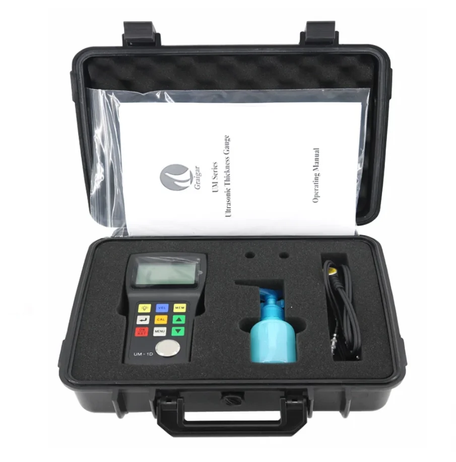 Портативный ультразвуковой Толщина тестер проникновения покрытие UM-1D датчик 0