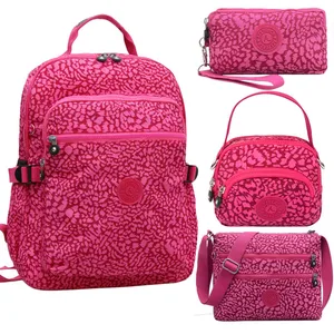 Рюкзак для девочек ACEPERCH Mochila Escolar школьный водонепроницаемый нейлоновый рюкзак с обезьянкой Mochila Женская дорожная сумка треккинг Большой Вместительный рюкзак