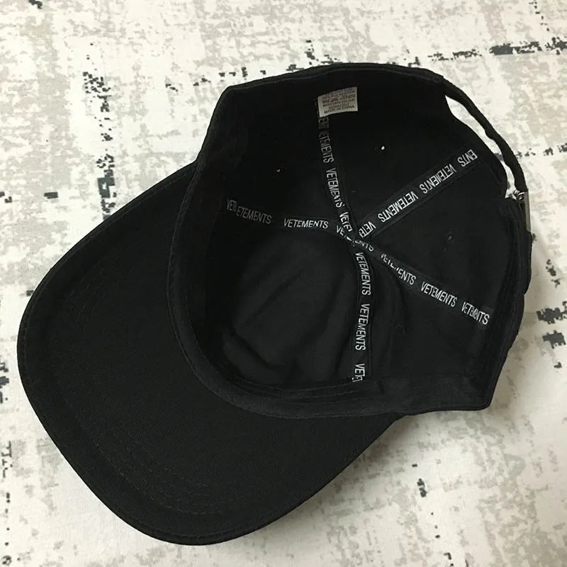 Vetements New Baseball Caps Embroidery Vetement Hats Adjustalbe