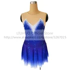 Трико LIUHUO для женщин и девочек, без рукавов, для выступлений, художественной гимнастики, соревнований по фигурному катанию