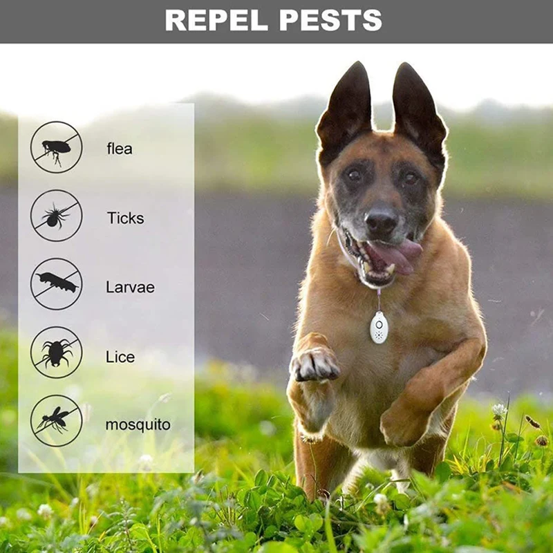 

USB Ultrasonic Flea Tick Repeller Pets Supplies ALI88
