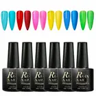 Полупрозрачный Гель-лак для ногтей Mtssii 6 шт.компл. ярких цветов лак 8 мл Желейный стеклянный Гель-лак для ногтей светодиодные и УФ-Гель-лак