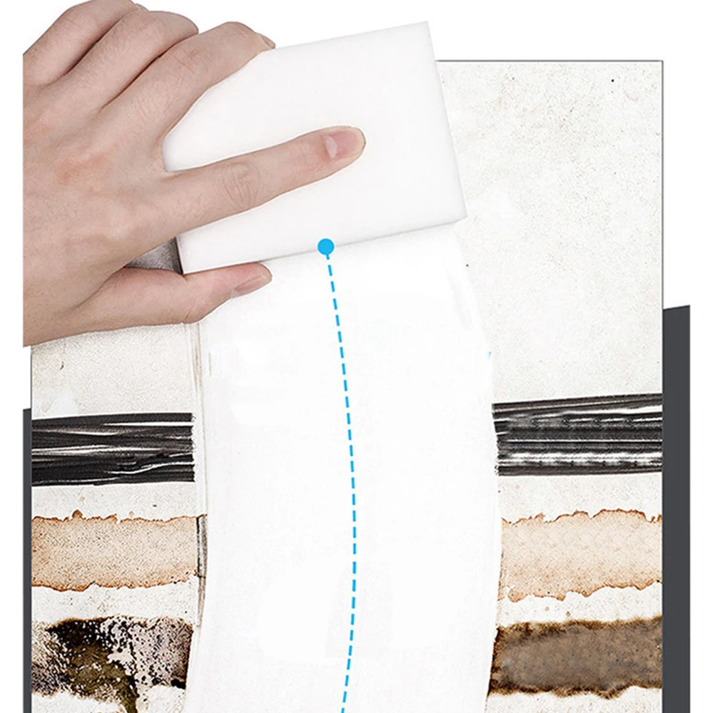 100 шт./лот меламиновая губка волшебная ластик кухонная моющее средство нано для