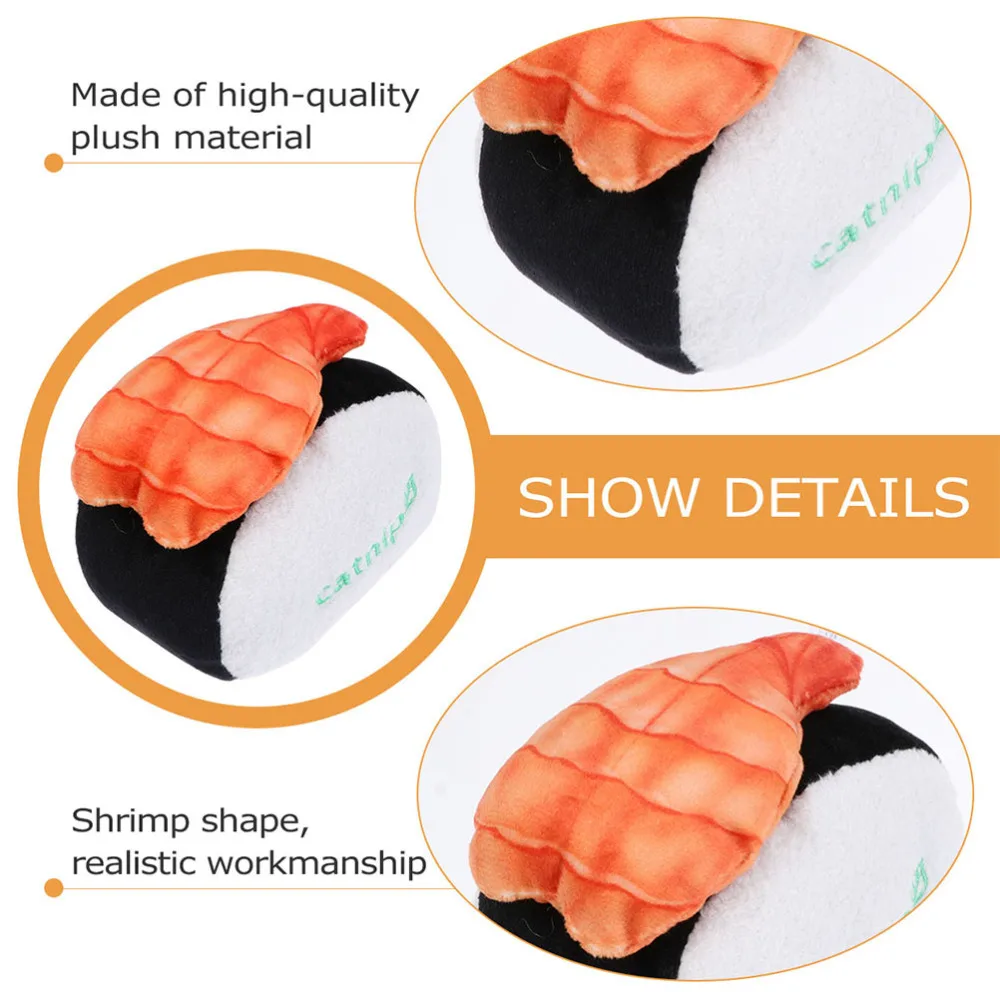 

3Pcs Interactive Cat Catnip Toys Cat Teething Bite Chew Squeaky Molar