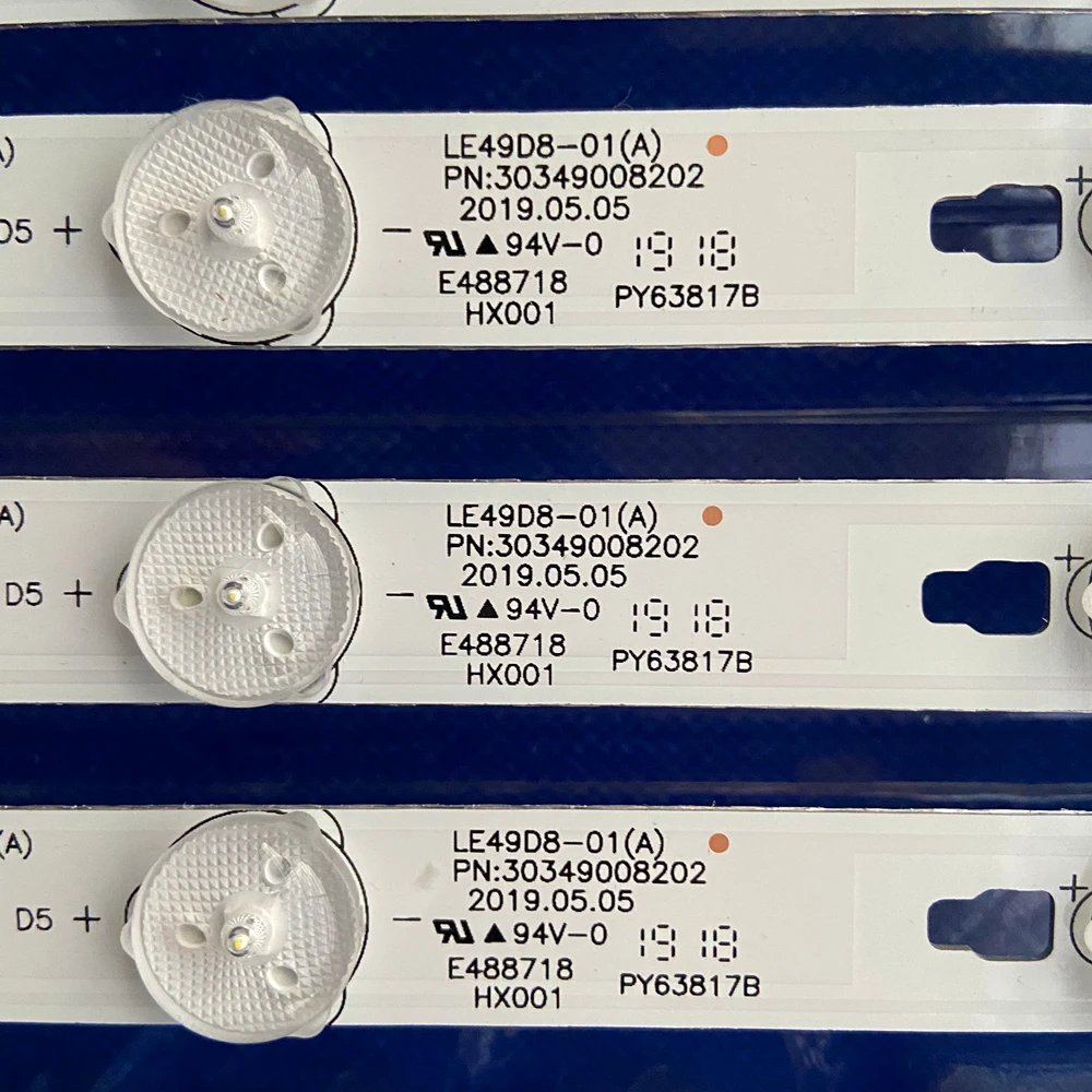 Светодиодная задсветильник вая полоса 8 ламп для haier 49 &quotTV LS49H510X LS49H510N LS49A51