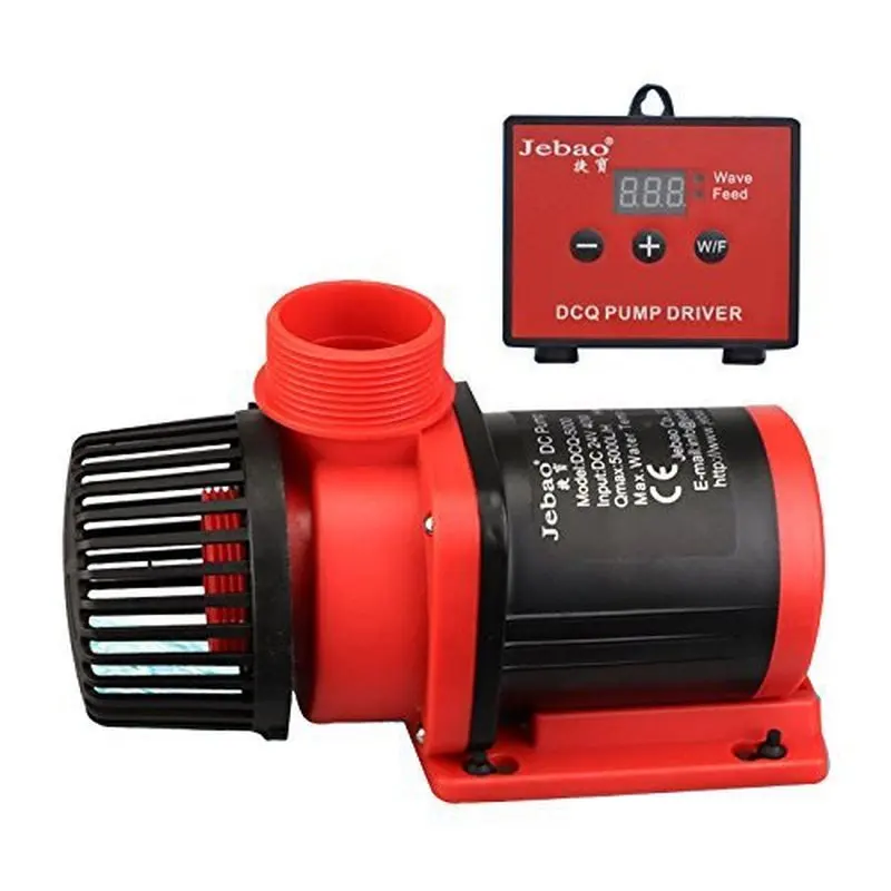 Bomba de DCQ-5000 de peces de acuario Jebao DCQ, 110-240V, serie Tanque De Agua/6000/8000/10000, pantalla LCD controlable, retorno de CC-0
