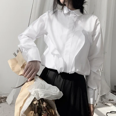 Yamamoto Dark Yoji дизайнерская домашняя рубашка с длинными рукавами и накладным