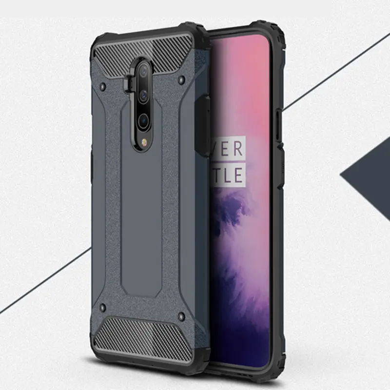 Для Oneplus 7T Pro чехол противоударный Гибридный Броня полная крышка для телефона One