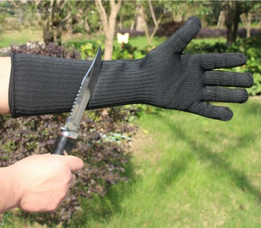 

Защитные Удлиненные перчатки из стальной проволоки, с длинным рукавом