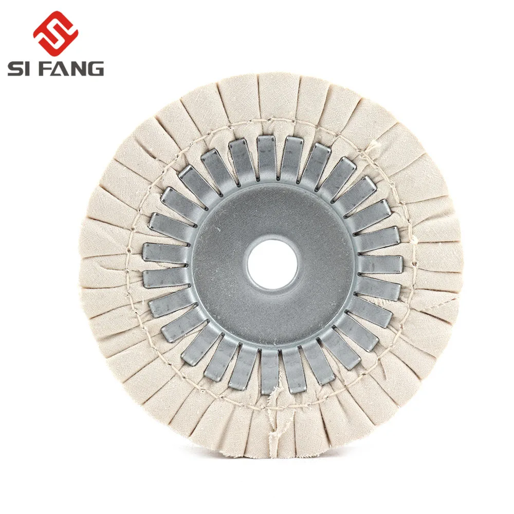 Полировальное колесо для дыхательных путей хлопковая ткань с отверстием под