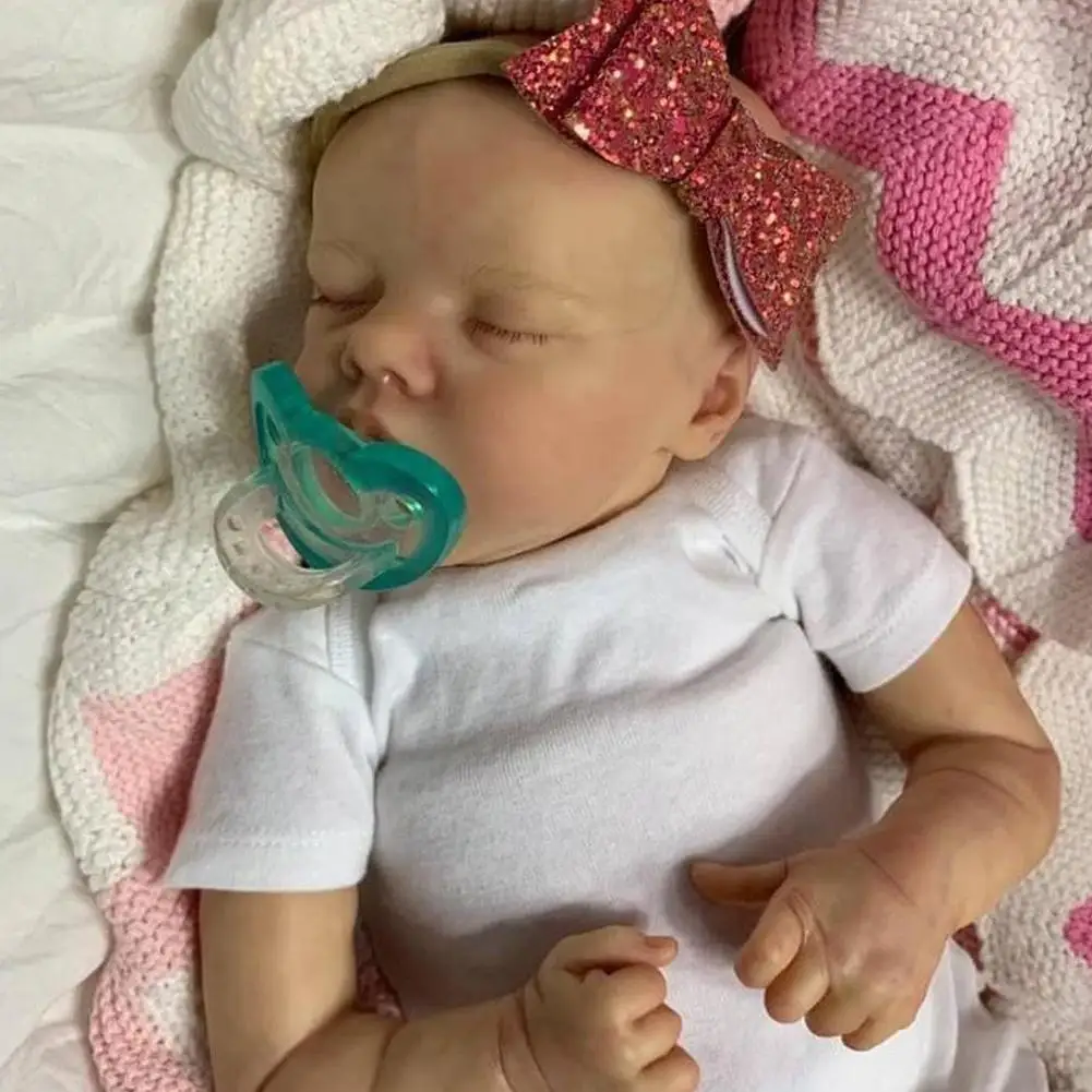 

18-дюймовая кукла для новорожденных с преждевременным ребенком-близнецом имеет две версии тела. Реалистичная кукла с 3d-рисунком и видимыми в...