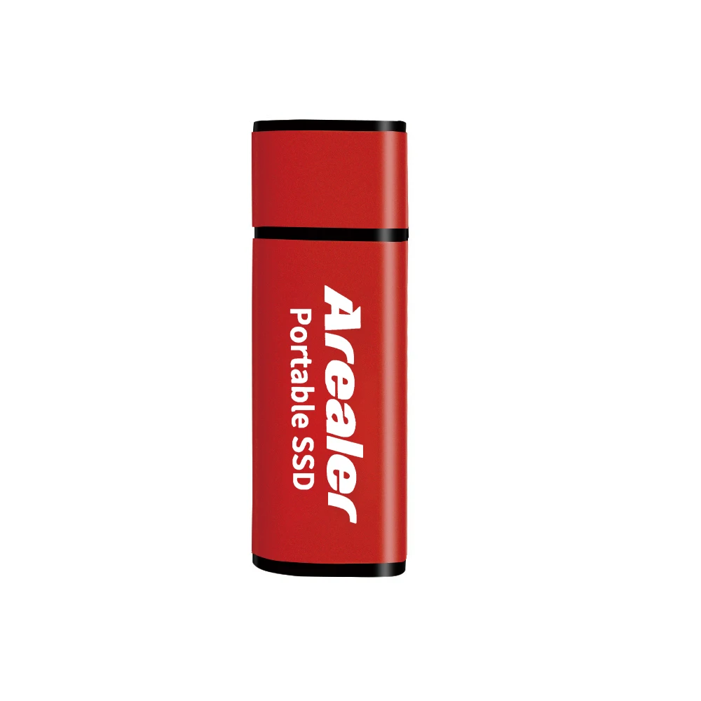 Мини накопитель Arealer 64 ГБ 128 256 Твердотельный Накопитель SSD USB высокоскоростной для