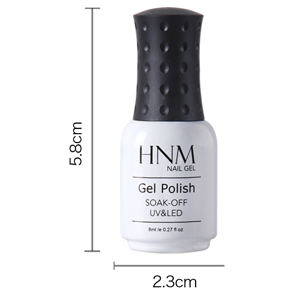 HNM прозрачный Желейный цвет УФ гель лак для ногтей светодиодный отмачиваемый