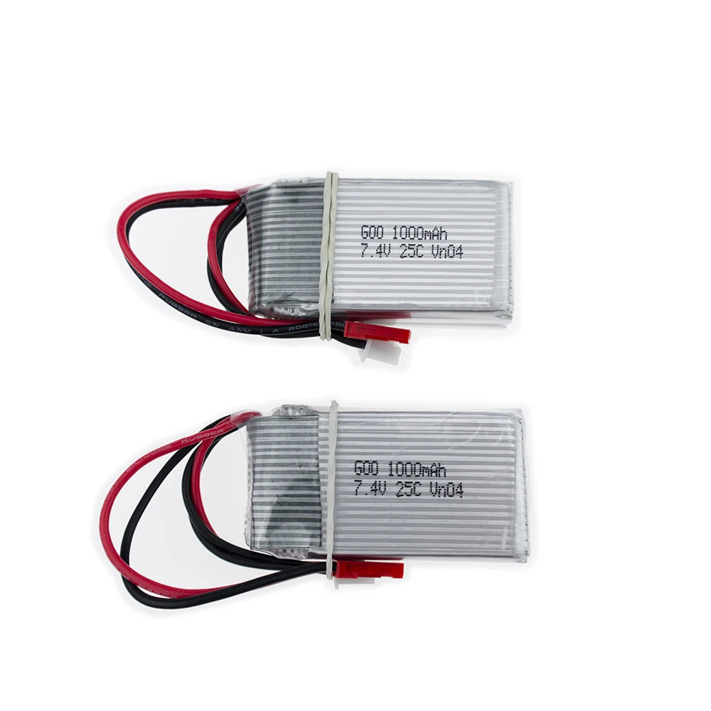 2 шт. 7 4 В 1000 мАч 25C WLtoys V912 V915 модернизированная батарея для радиоуправляемого