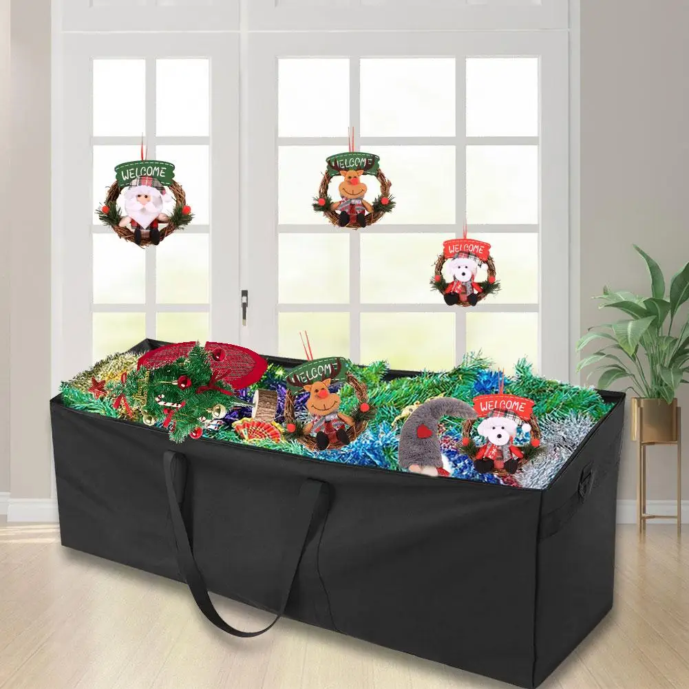 600D Оксфорд ткань водонепроницаемый Рождественская елка ручка Органайзер сумка