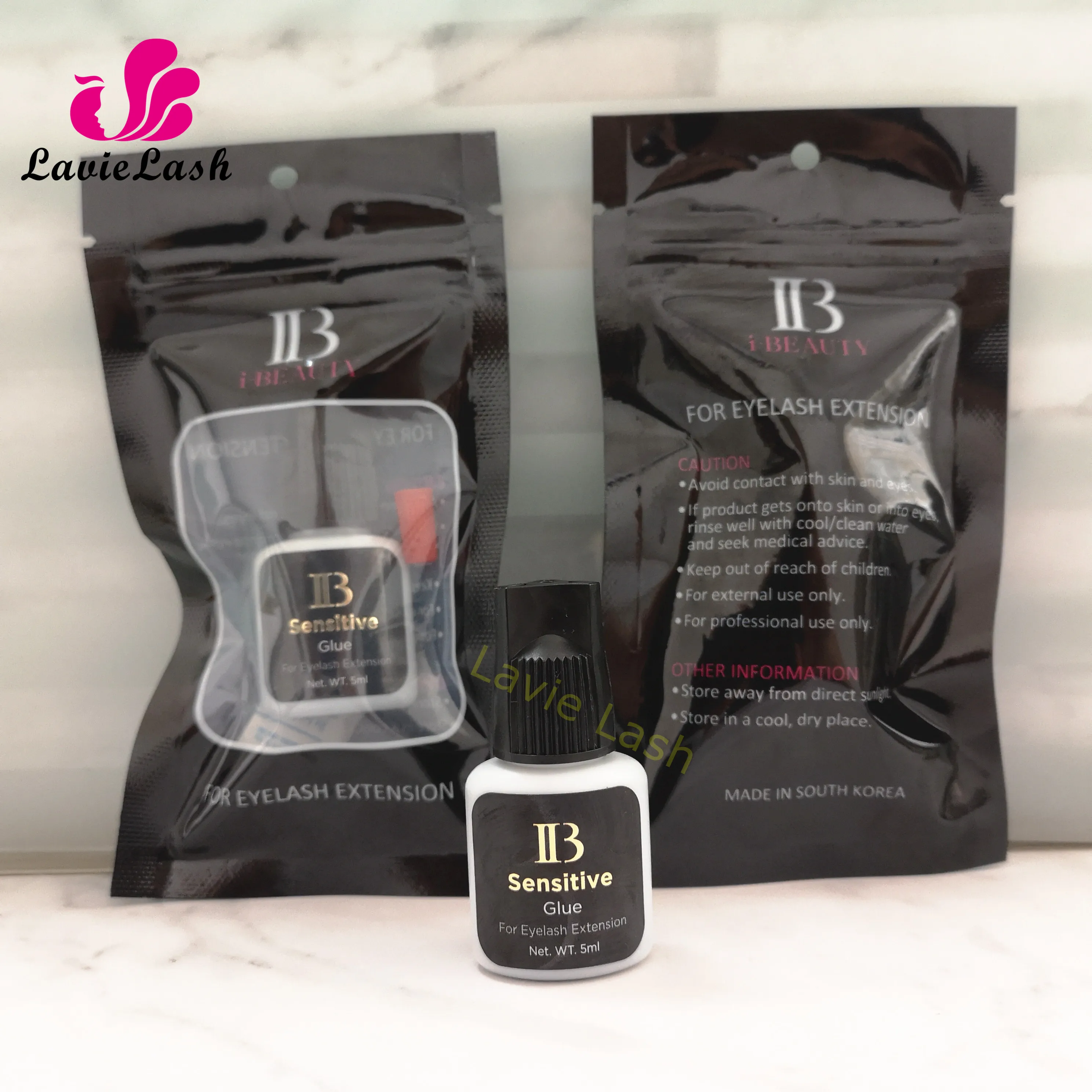 2 бутылки/партия клей чувствительный IB Быстросохнущий индивидуальный для