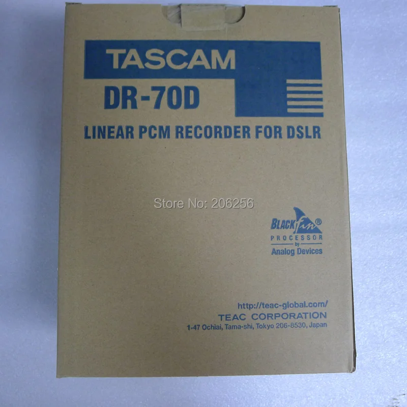 TASCAM DR-70D 4-канальный DSLR аудио рекордер четырехканальный и миксер четыре XLR