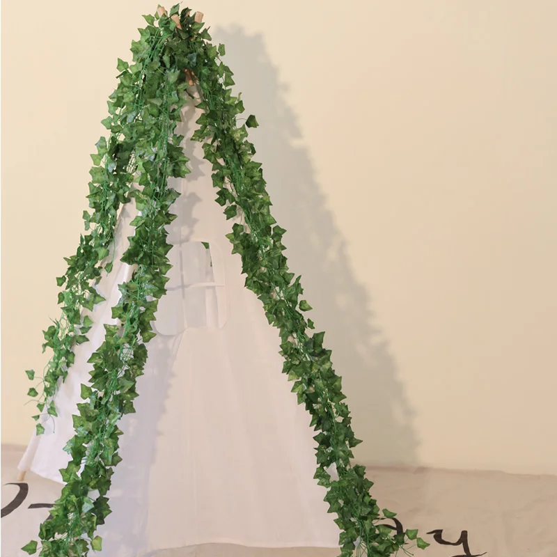 Искусственные листья плюща Подвесные Растения искусственная фотогирлянда