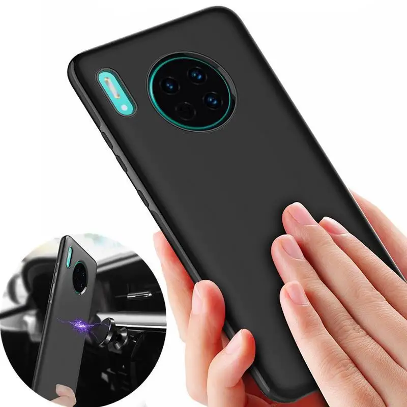 Чехол Funda для huawei mate 30 Pro P30 Nova 4e 3e 20 P20 Lite чехол на магните мягкий силиконовый