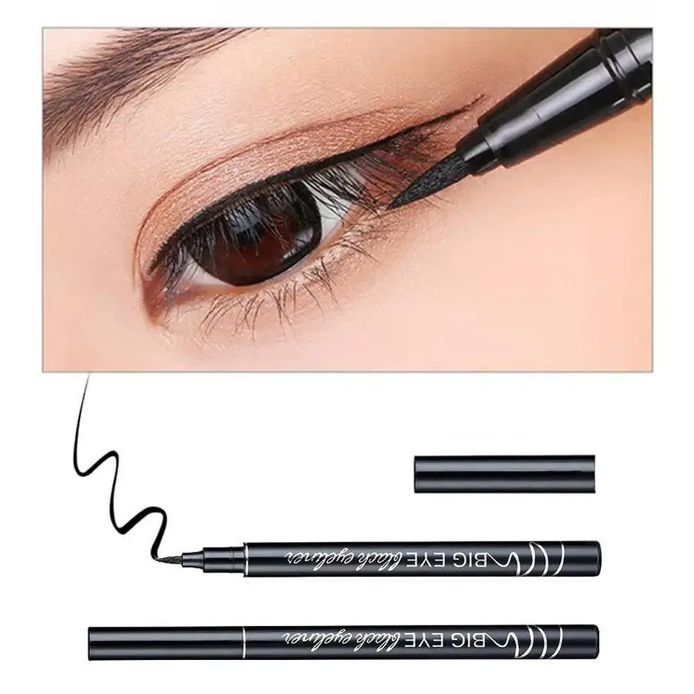 

1 Pcs Eyeliner Liquid Pen Waterproof Long Lasting Quick Drying Smooth Makeup Beauty Matte Eyeliner Stamp Eye Pencil