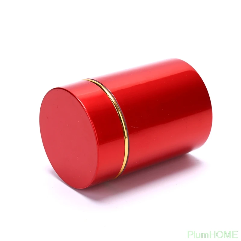 

1pc Smell Proof Container Aluminum Herb Stash Metal Sealed Can Tea Strage Bottles Jars Boxes