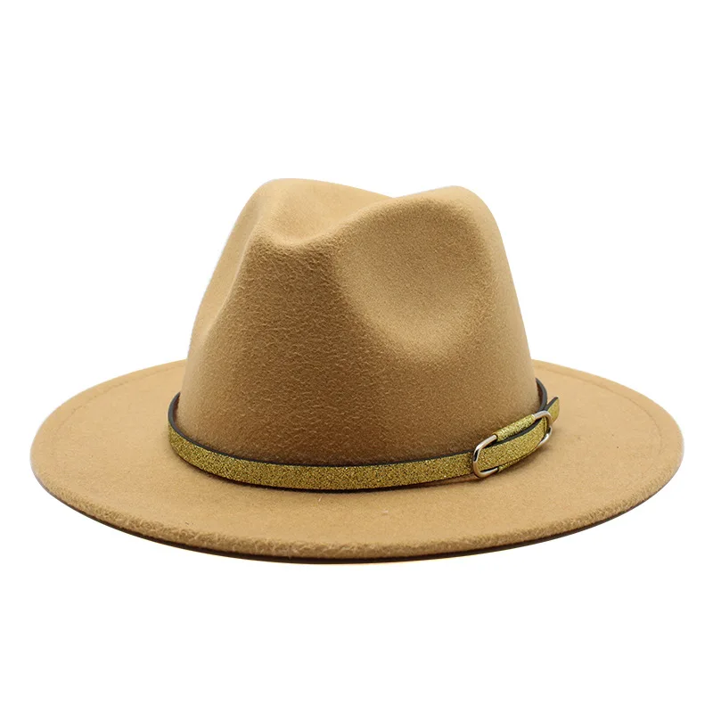 Мужские и женские фетровые шляпки с широкими полями Размеры 56 60 см для джаза Fedora в